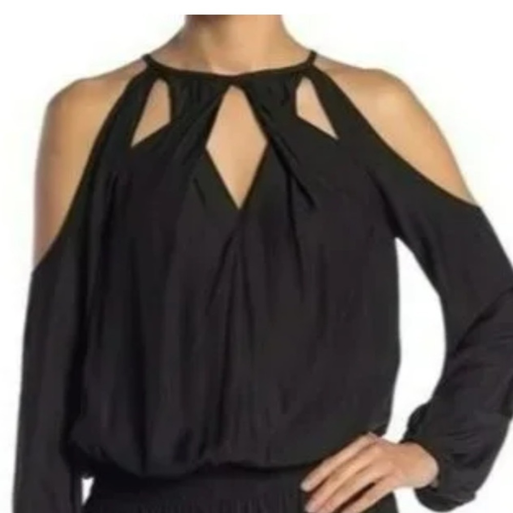 Ramy Brook Amalie Fuchsia Long Sleeve Top | S - Picture 5 of 5